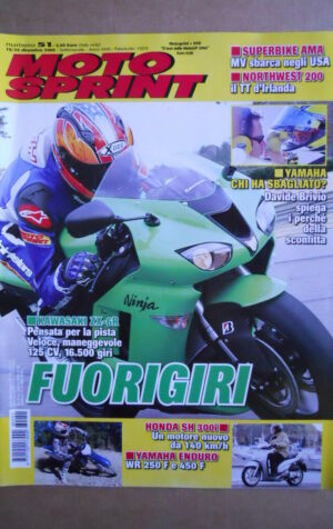 MOTOSPRINT n°51  2006     [Q30] KAWASAKI ZX-6R YAMAHA ENDURO WR 250 F E 450 F