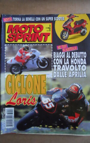 MOTOSPRINT n°6  1997     [Q22] LORIS CAPIROSSI MAX BIAGGI