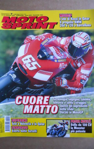 MOTOSPRINT n°7  2006     [Q30]  TEST DUCATI MONSTER S4R