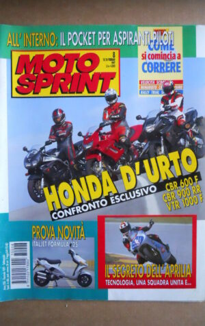 MOTOSPRINT n°8  1997     [Q22] CON INSERTO - IL SEGRETO DELL'APRILIA