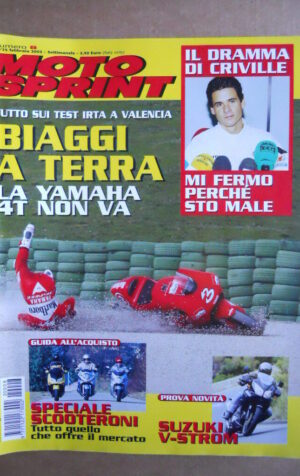 MOTOSPRINT n°8  2002     [Q30]  TEST SUZUKI V-STROM