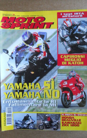 MOTOSPRINT n°9  2002     [Q30]  TEST HONDA DEAUVILLE KAWASAKI ZRX 1200