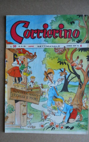 Corrierino n?6 1959 - Rivista di fumetti edizione GARZANTI  [G466] BUONO