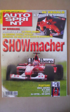 Autosprint n°31 2002  con poster Michel Schumacher  [G593B]