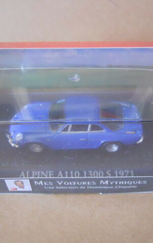 ALPINE A110 1300S 1971 DIE CAST IXO 1:43 Chapatte  [MV3]