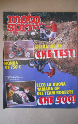 MOTOSPRINT n°8 1988  Test GILERA 125 R1 [MS7]