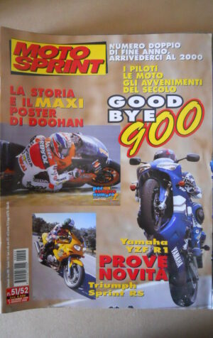 MOTOSPRINT n°51-52 1999  TEST  YAMAHA YZF R1 [MS8]
