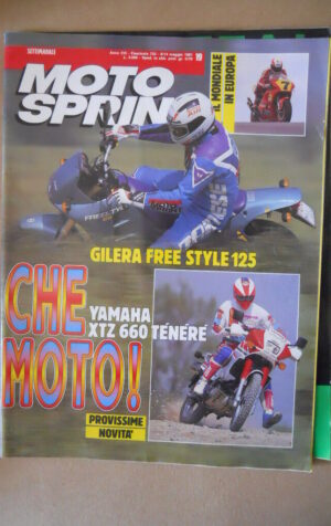MOTOSPRINT n°19 1991  Test YAMAHA XTZ 660 TENERE  [MS7]