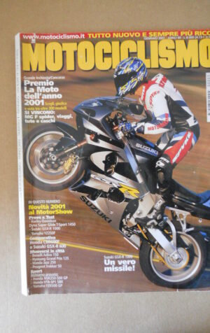 MOTOCICLISMO n°1 2001 SUZUKI GSX-R 1000 YAMAHA YZ250F  [MS7]