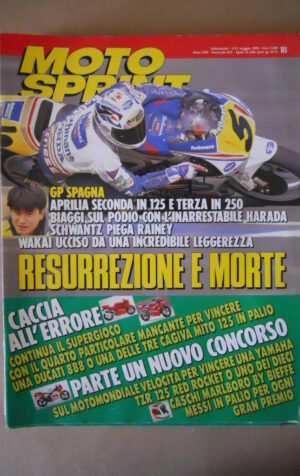 MOTOSPRINT n°18 1993  TEST  KAWASAKI ZXR 400  [MS9]