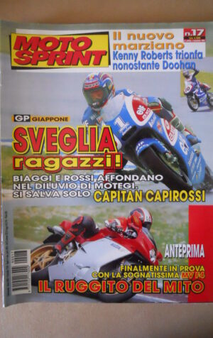MOTOSPRINT n°17 1999 AGUSTA MV F4 IL RUGGITO DEL MITO  [MS9]