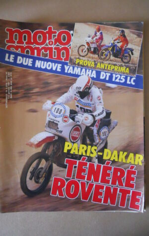 MOTOSPRINT n°2 1987 Paris Dakar  [MS7]