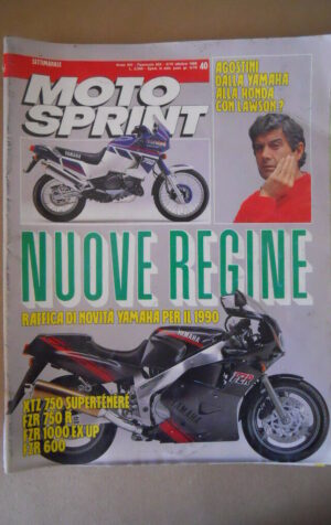 MOTOSPRINT n°40 1989 RAFFICA DI NOVITA YAMAHA  [MS8]
