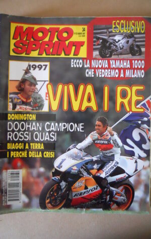MOTOSPRINT n°34 1997 DOOHAN CAMPIONE VALENTINO ROSSI [MS8]