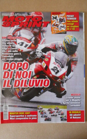 MOTOSPRINT n°22 2007 CON ADESIVI DI NAKANO  [MS8]