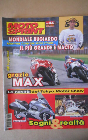 MOTOSPRINT n°44 1999 SALONE TOKYO MOTOR SHOW  [MS9]