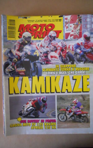 MOTOSPRINT n°17 1994  TEST CAGIVA MITO EV 125 RACING [MS9]