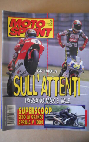 MOTOSPRINT n°28 1997  TEST  APRILIA V 1000  [MS8]