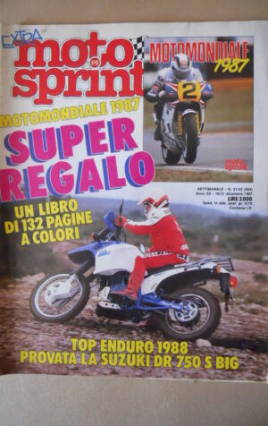 MOTOSPRINT n°51-52 1987 Suzuki DR 750 S BIG [MS7]
