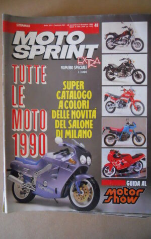 MOTOSPRINT n°48 1989 GUIDA AL MOTOR SHOW 1990  [MS8]