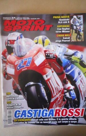 MOTOSPRINT n°24 2007  TEST  KAWASAKI KLZ 450 R  [MS8]