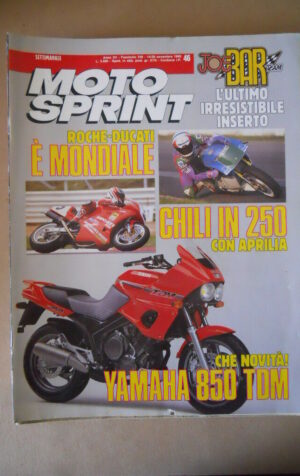 MOTOSPRINT n°46 1990 YAMAHA 850 TDM CHILI IN 250  [MS9]