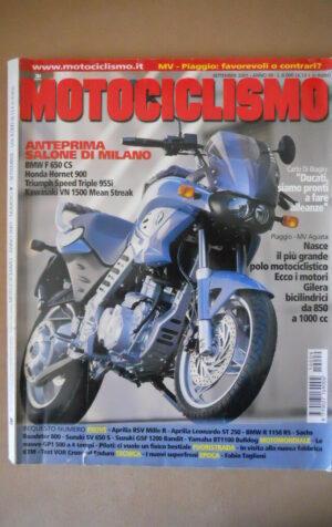 MOTOCICLISMO n°9 2001 BMW F 650 CS APRILIA RSV MILLE R  [MS7]