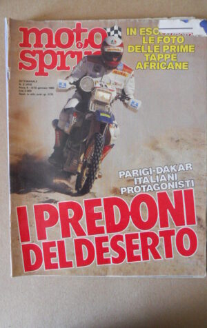 MOTOSPRINT n°2 1985 Paris Dakar [MS7]