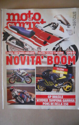 MOTOSPRINT n°38 1988  Test HONDA CBR1000/CBR600F [MS7]
