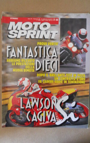 MOTOSPRINT n°44 1990  TEST  BIMOTA DIECI  [MS9]