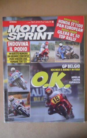 MOTOSPRINT n°28 1990 HONDA ST 1100 PAN EUROPEAN [MS9]