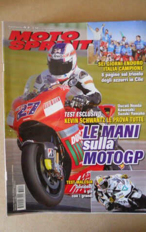 MOTOSPRINT n°47 2007 TEST  DUCATI HONDA KAWASAKI  [MS8]