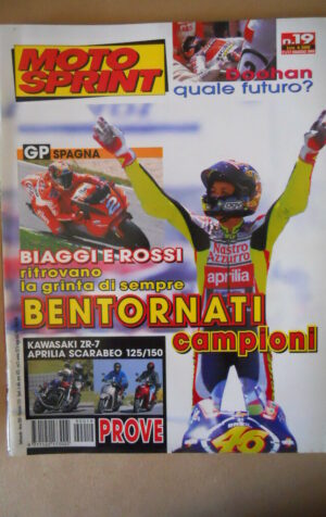 MOTOSPRINT n°19 1999 VALENTINO ROSSI IL CAMPIONE  [MS9]