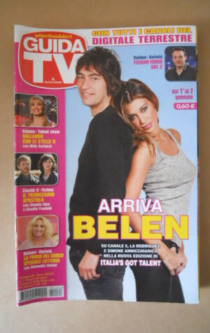 GUIDA TV n°1  2012 [G764] BELEN RODRIGUEZ