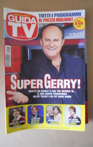GUIDA TV n°47  2012 [G764] GERRY SCOTTI