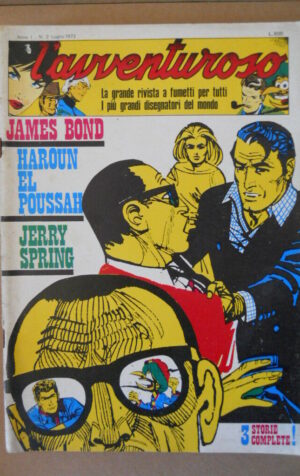 L'AVVENTUROSO n°2 1973 Jerry Spring   ed. SOLE [P27]