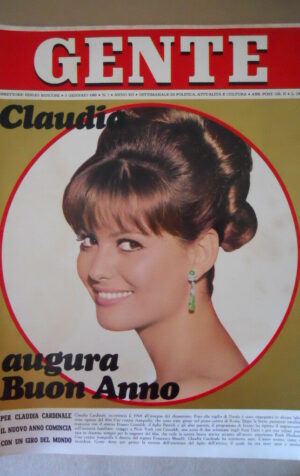 GENTE n°1 1968 Claudia Cardinale Jacqueline Kennedy Liz Taylor  [G768]