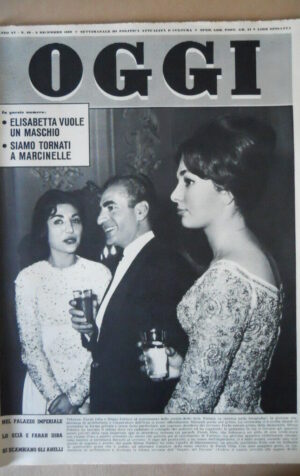 OGGI n°49 1959 Farah Diba Marisa del Frate Inchiesta sulla Dolce Vita [G790]