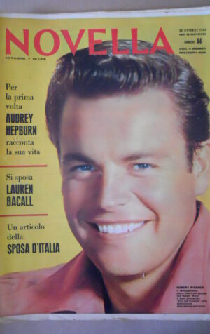 NOVELLA n°44 1960 Robert Wagner Audrey Hepburn [G794]