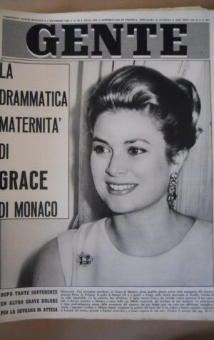 GENTE n°49 1964 Grace Kelly Walter Chiari Ava Gardner Fabiola  [C87]