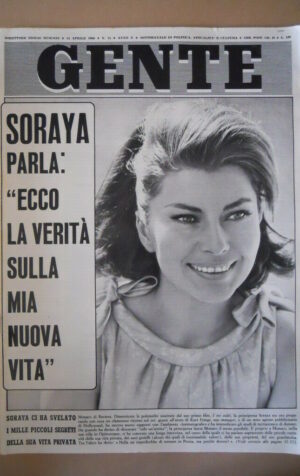 GENTE n°15 1966 Soraya Claudia D'Aosta Cardinale Ottaviani Fabiola [C87]