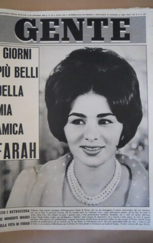 GENTE n°44 1964 Farah Diba Nikita Krusciov Soraya Nuove automobili [C74]