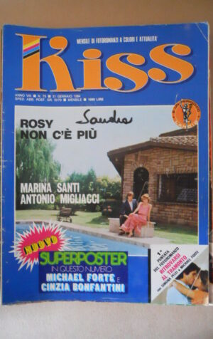 KISS n°75 1984 Rivista di Fotoromanzo edizioni LANCIO [G779]