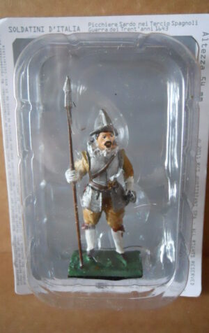 Soldatino PICCHIERE SARDO NEI TERCIO SPAGNOLI GUERRA 30 ANNI 1643  [S1-22]