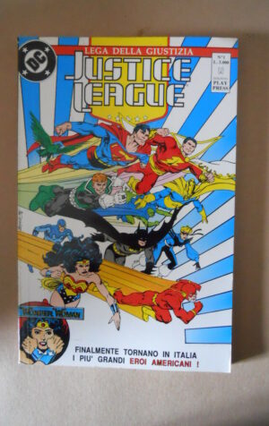 JUSTICE LEAGUE Lega della Giustizia n°1 1990 Dc Play Press  [G866]