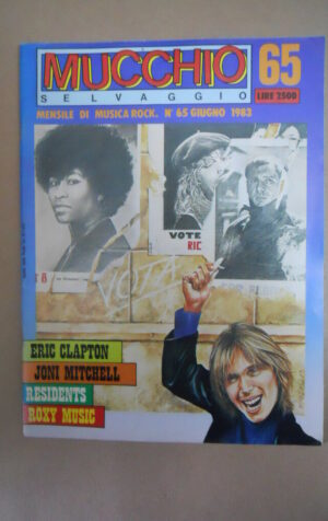 Mucchio Selvaggio 65 1983 Eric Clapton Joni Mitchell Residents Roxy Music [G872]