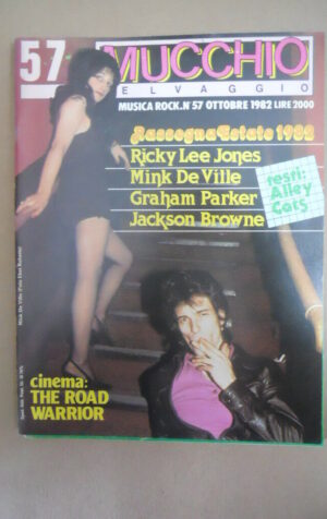 Mucchio Selvaggio n°57 1982 Ricky Lee Jones Graham Parker Jackson Browne [G872]