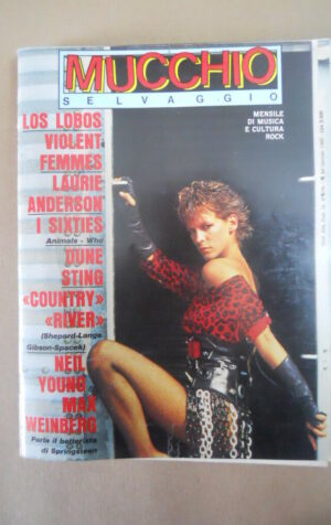 Mucchio Selvaggio n°84 1985 Los Lobos I Sixties Max Weinberg Neil Young [G872]