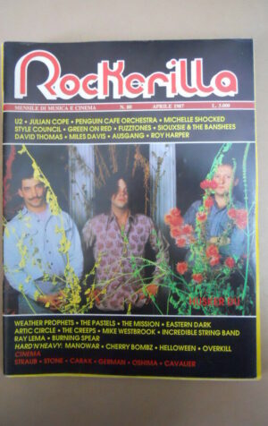 ROCKERILLA n°80 1987 Husker Du U2 Julian Cope Style Council Siouxsie [G872]