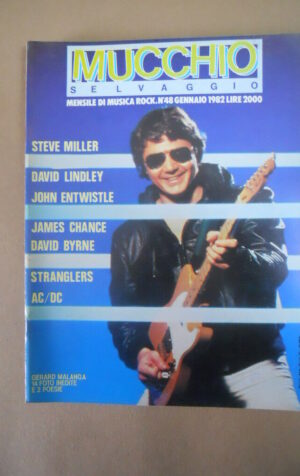 Mucchio Selvaggio 48 1982 Gerad Malanga Ac/Dc Steve Miller David Lindley  [G872]